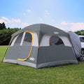 Unp Suv Tent For Camping, 6-Person Car Camping Tents, Suv Tailgate Tent For Outdoor, Easy Set Up With Rainfly 10'X9'X78In(H) (Gr