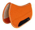 Challenger 28'' X 30'' Western Quilted Fleece Padded Saddle Pad Orange 39100