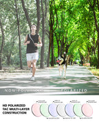 Eazyrun Polarized Sports Sunglasses For Men Women, Shield Sunglasses For Cycling Running Mtb Baseball Ski Beach Volleyball