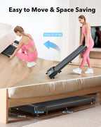 Walking Pad Treadmill With Incline, 4 In 1 Under Desk Treadmills For Home Office, 2.5Hp Low Noise 265Lb Capacity Portable Treadm