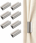Magnetic Curtain Clips, 7 Pairs Curtain Magnet, A Solution Suitable for Curtain Tie Backs, Wind Prevention and Light Blocking in