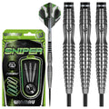 Winmau Steel-Tip Darts, 90% Tungsten Sniper Professional Dart Set for Adults, 22g, Set of 3, Prism Alpha Flights, Prism Force Sh