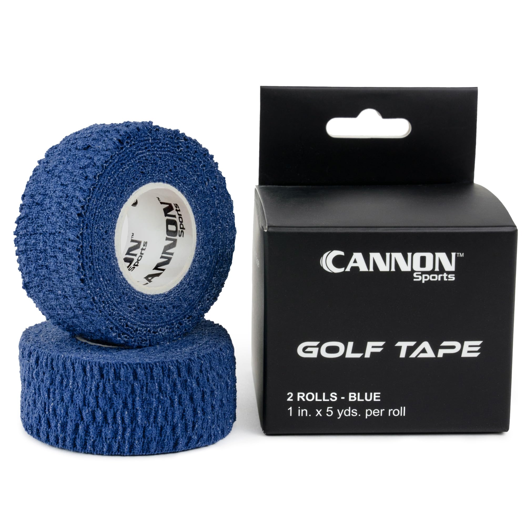 2 Pack Golfers Tape For Fingers And Hands | 1    X 5 Yards All Weather Blister Protection Non-Sticky Tape (Blue, 2 Pack)