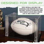 Franklin Sports Nfl Seattle Seahawks Autograph Football - Official Size White Panel Souvenir Football For Autographs + Signature