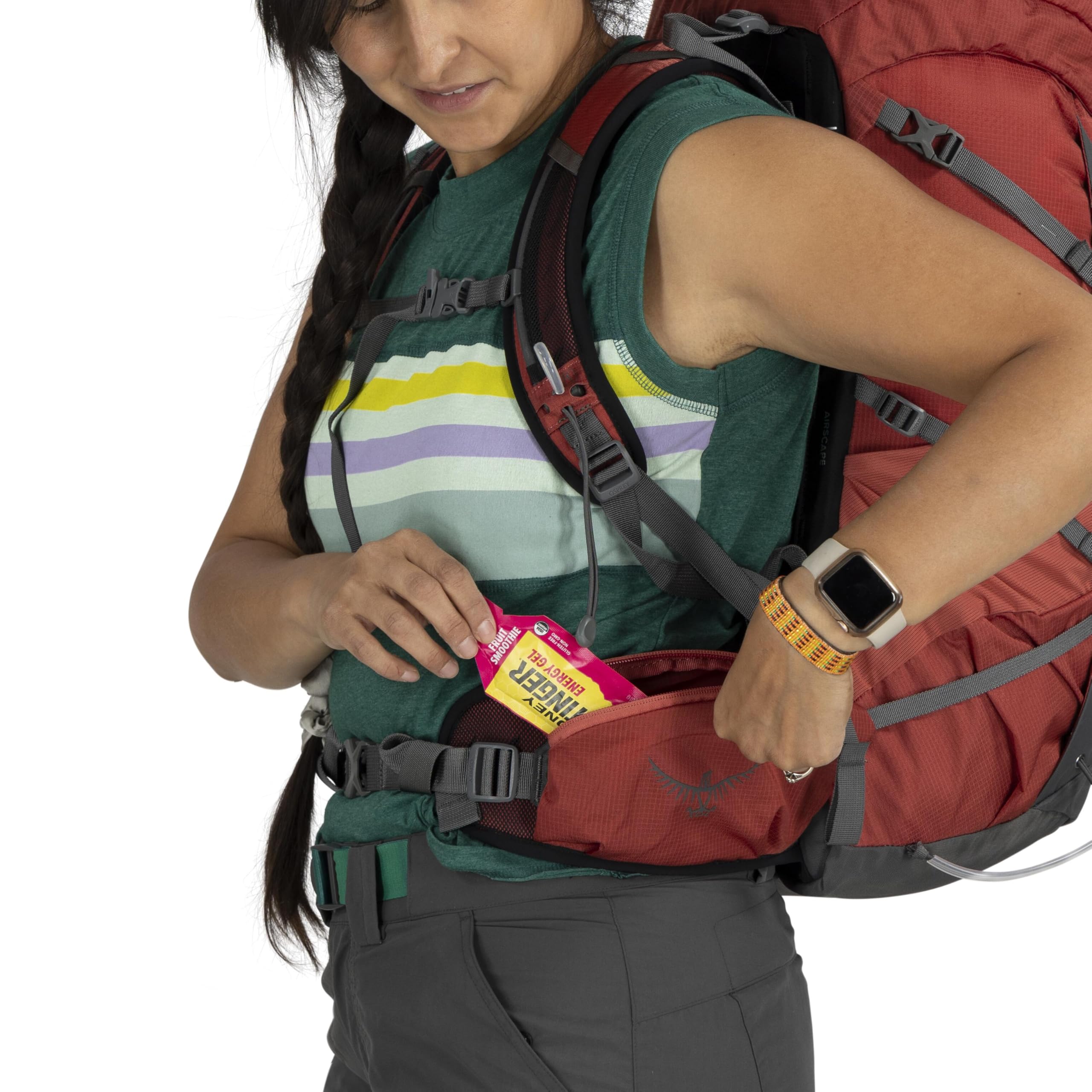 Osprey Tempest 33L Womens Lightweight Hiking Backpack - Daypack for Travel & Camping, Anchor Blue/Atlas