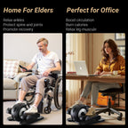 Utryup Under Desk Elliptical Machine, Electric Elliptical Machine While Sitting For Seniors With Remote Control, 12-Speed Adjust