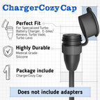 [2-Pack] Silicone Ebike Charger Dust Cap - Specialized Turbo Levo, Kenevo, Como & Rosenberger Connectors - Durable, Waterproof P