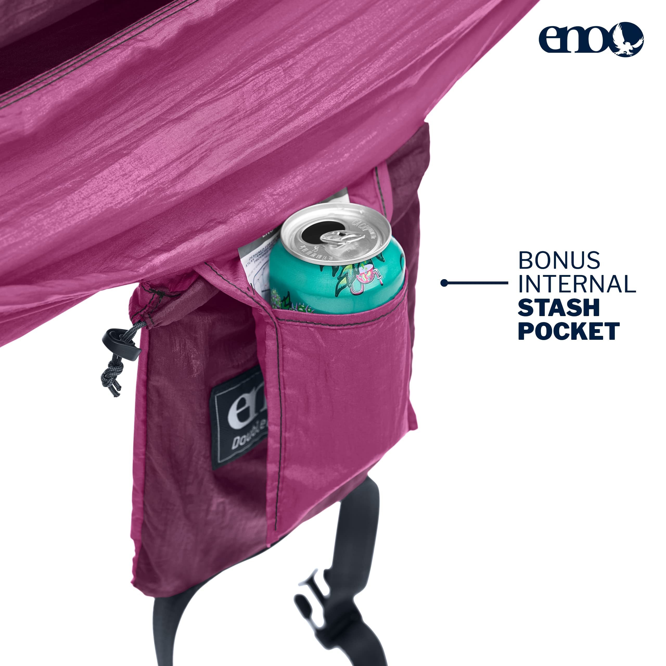 Eno Doublenest Hammock - Lightweight, Portable, 1 To 2 Person Hammock - For Camping, Hiking, Backpacking, Travel, A Festival, Or