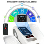 Under Desk Elliptical Machine-Elliptical Machine For Seniors,Portable Silent Electric Home Leg Exerciser With Remote Control,12