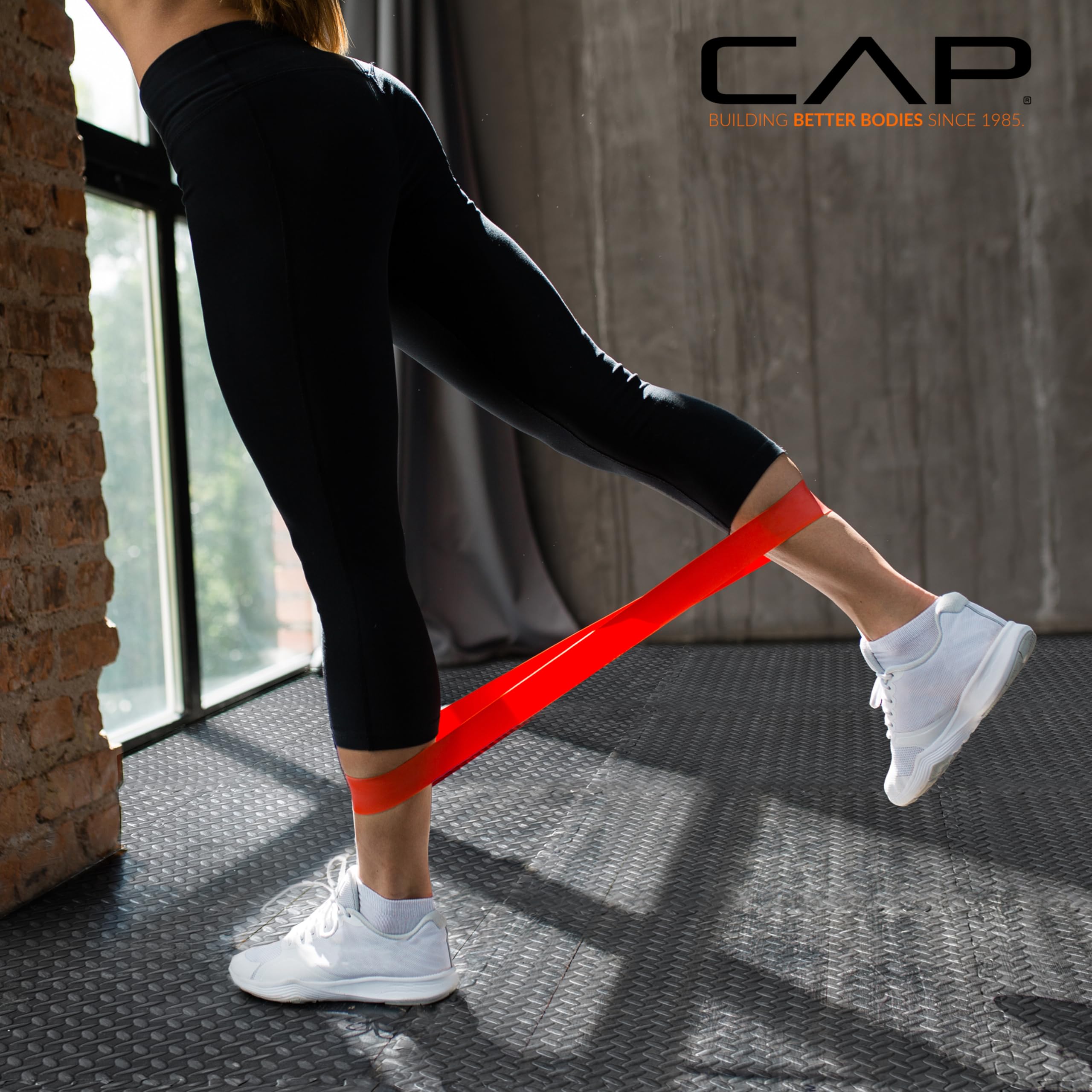 Cap Barbell 1/2-Inch Interlocking Eva Foam Exercise Puzzle Mats - 1 Pack | 24'' X 24'' X 1/2'' | T Pattern - Blue