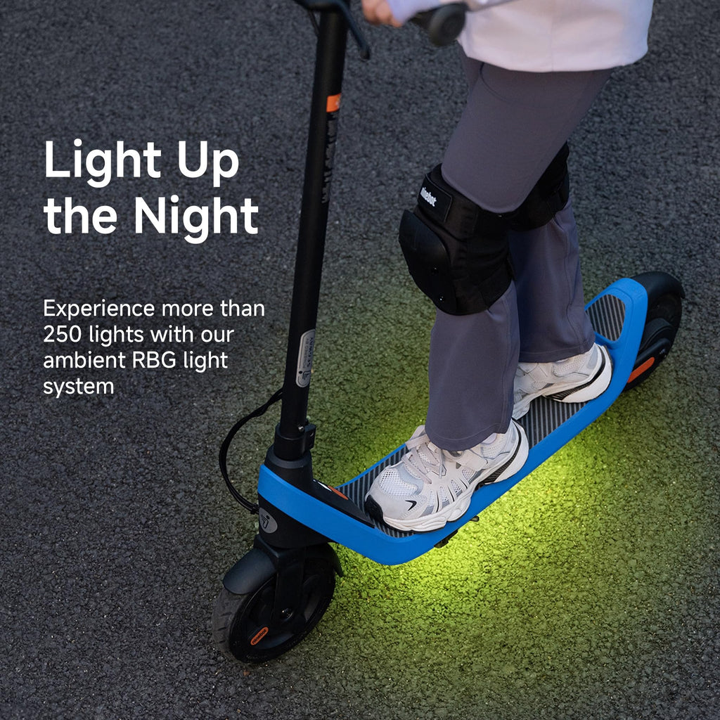 Segway Ninebot eKickScooter C2 Lite, w/8.7 mi Max Operating Range & 9.9 mph Max Speed, Electric Scooter for Kids Ages 6-10, Up t