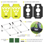 Izzo Golf Pong-Hole Golf Chipping Game & Golf Practice Net