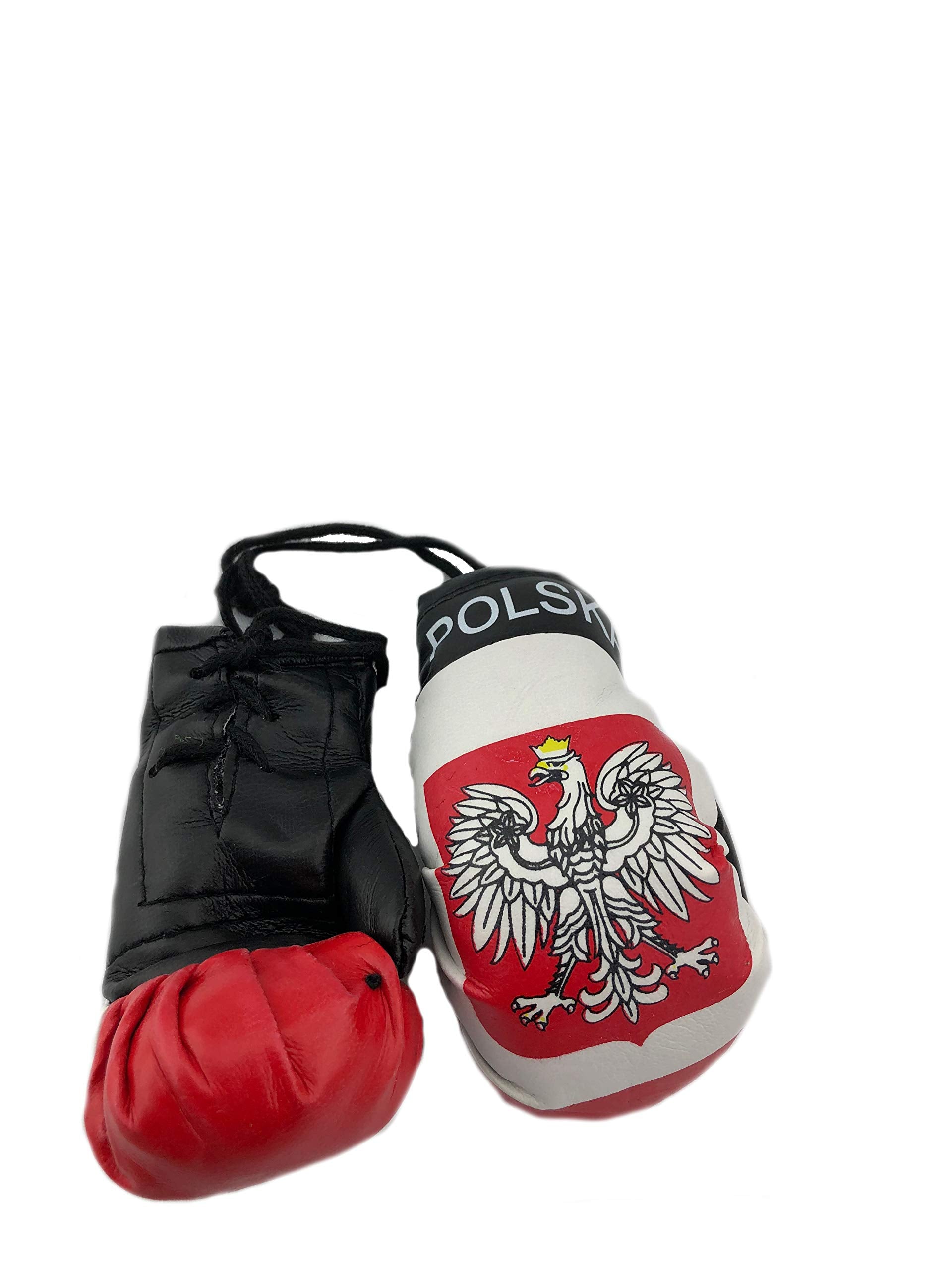 Red Hat Ent Hanging Car Mirror Mini Boxing Gloves (Poland)