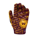 Wilson Nfl Stretch Fit Football Gloves - Youth, Washington Commanders