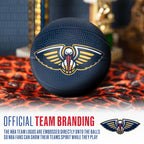 Franklin Sports Nba New Orleans Pelicans Mini Foam Basketball - Kids 5.5'' Inch Toy Basketball For Over The Door + Mini Indoor H