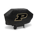 Rico Industries NCAA Purdue Boilermakers Black Deluxe Grill Cover Deluxe Vinyl Grill Cover - 68 Wide/Heavy Duty/hook and loop St