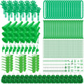 Soulchen 540 Pcs Green Team Spirit Accessories Bulk Field Day Accessories Pep Rally Color War Camp Spirit Events Party Items Che