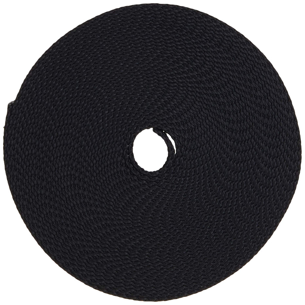 Strapworks Heavyweight Polypropylene Webbing - Heavy Duty Poly Strapping For Outdoor Diy Gear Repair, 3/4 Inch X 10 Yards, Black