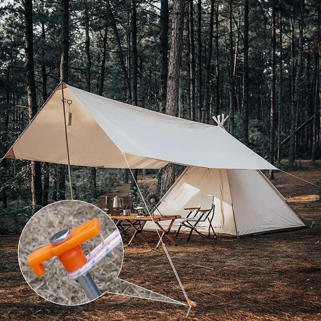 Tent Stakes Heavy Duty Camping Stakes,Avoforest 7.1/9.8Inch Non-Rust Metal Tent Pegs Ground Stakes Tent Spikes Camping,Garden,Hi