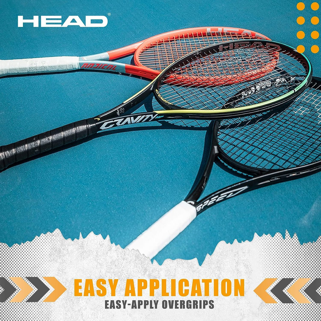 Head Super Comp Racquet Overgrip - Tennis Racket Grip Tape - 3-Pack