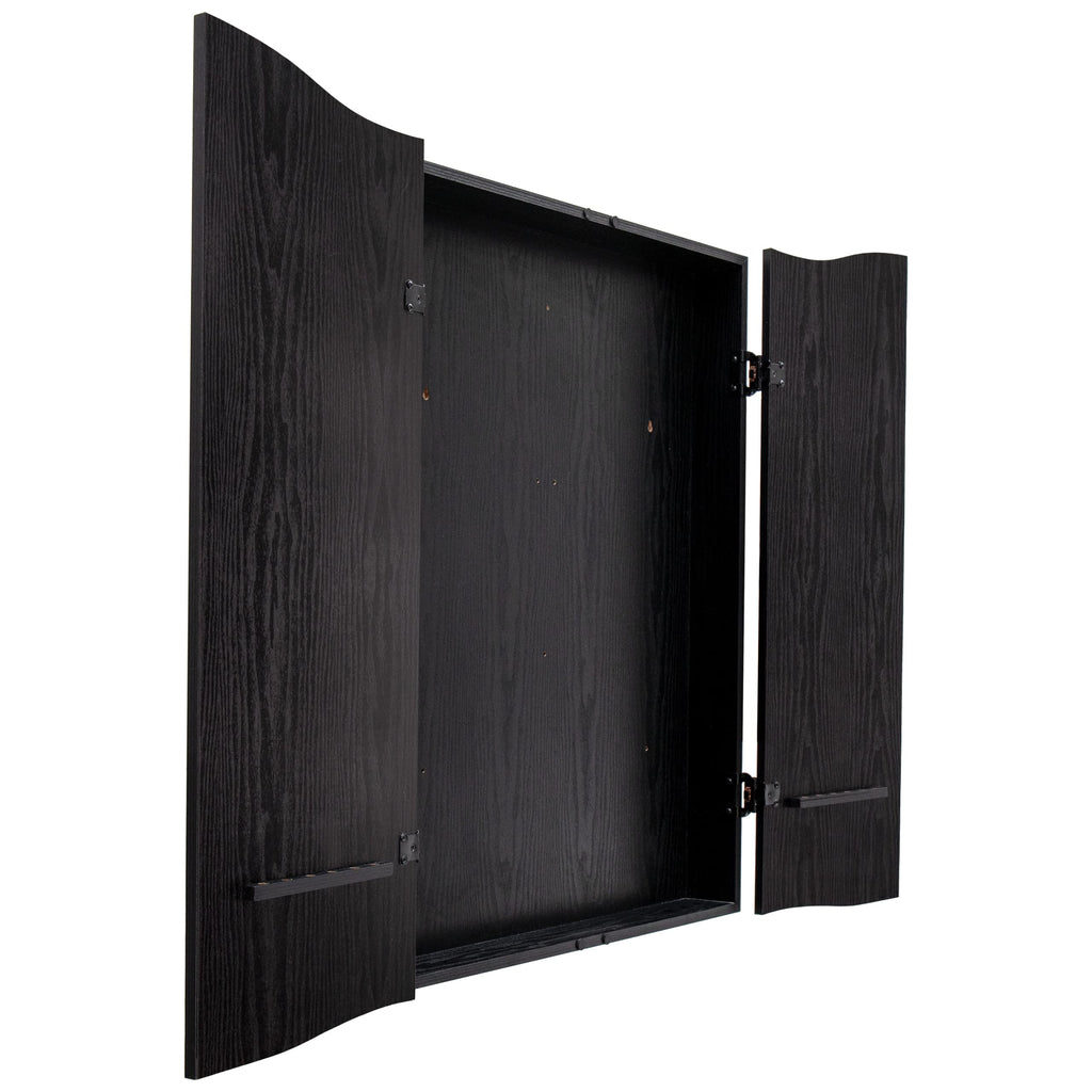 Dmi Sports Black Cricketpro Dartboard Cabinet  Designed For Arachnid 15.5Cricketpro 900, 800, 750, 650 Electronic Dartboards  Do