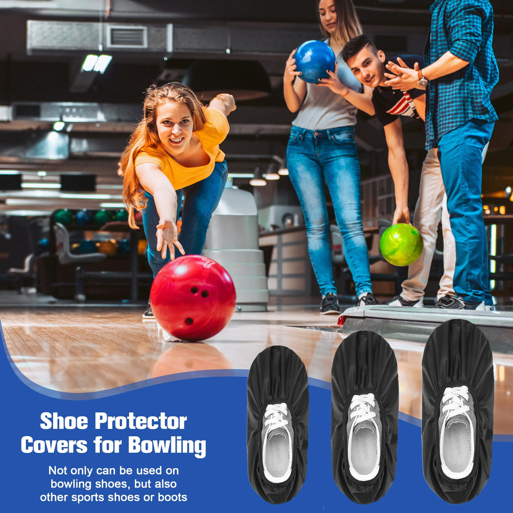 Coitek Bowling Shoe Covers, Shoe Protector Covers For Bowling Shoe Waterproof Reusable And Anti Slip (Medium)