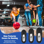 Coitek Bowling Shoe Covers, Shoe Protector Covers For Bowling Shoe Waterproof Reusable And Anti Slip (Medium)