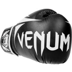 Venum Challenger 2.0 Boxing Gloves - Black/White - 16-Ounce