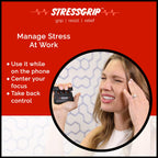 Stressgrip - The Stress Ball For Adults (Medium) A Stress & Anxiety Relief Device - Comfortable Hand Exerciser - Stress Reliever