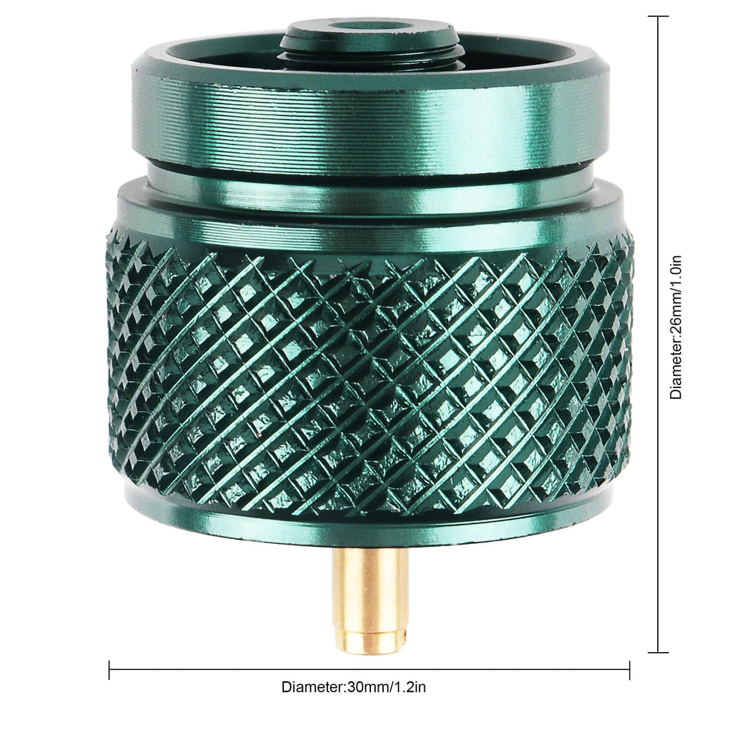 Rideiwake Camping Stove Adapter 1 Lb Propane Small Tank Input En417 Lindal Valve Output Outdoor Cylinder Lpg Canister Adapter Fo