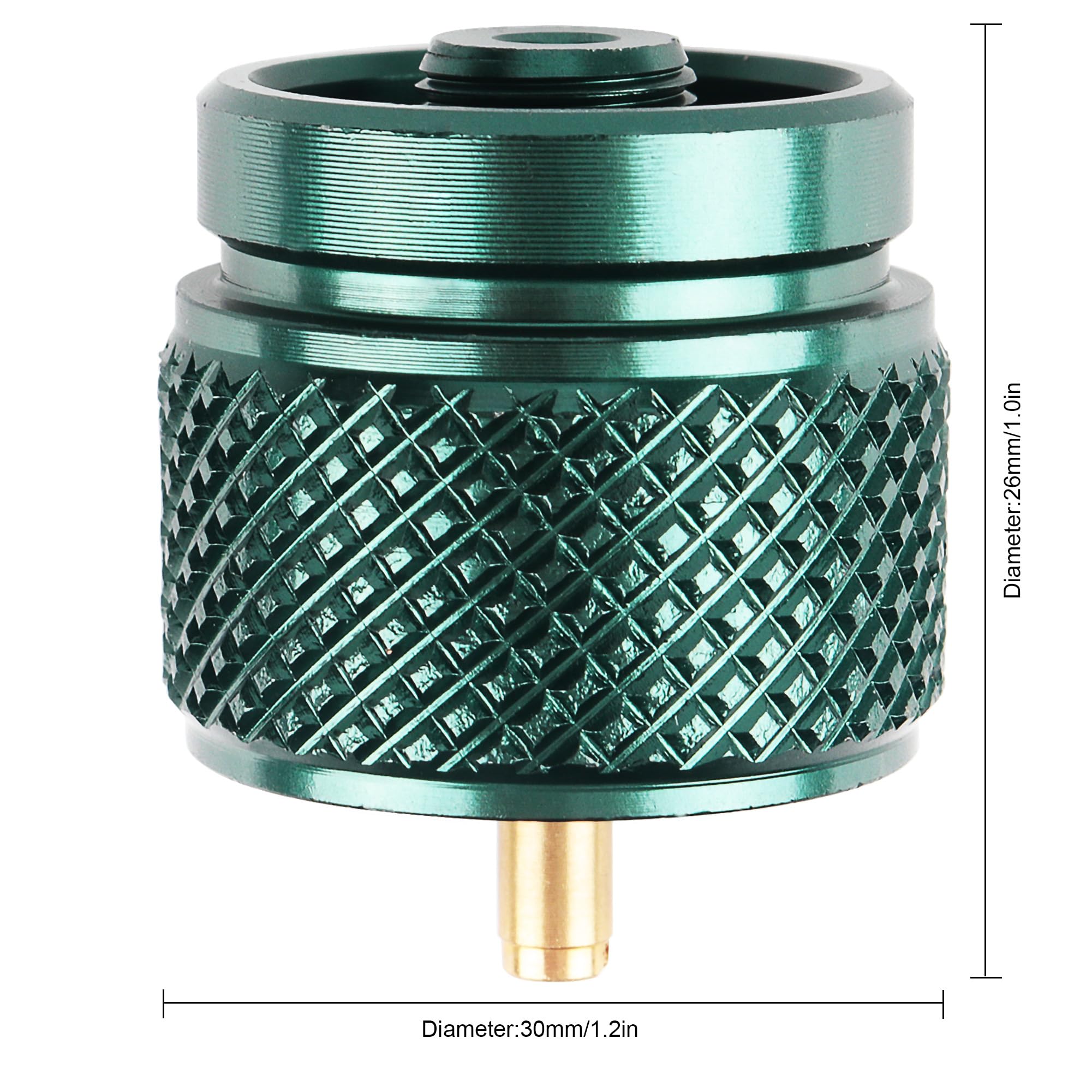 Rideiwake Camping Stove Adapter 1 Lb Propane Small Tank Input En417 Lindal Valve Output Outdoor Cylinder Lpg Canister Adapter Fo