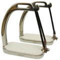 Coronet Fillis Peacock Safety Stirrup Irons With Pad, 4 3/4-Inch