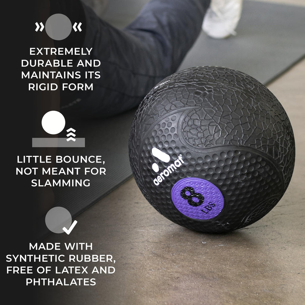 Aeromat Extreme Elite 30 Lb Medicine Balls For Exercise - 10'' Diameter Workout Ball, Weighted Balls For Exercise, Weight Ball,