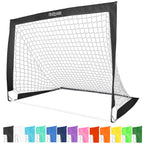 Gosports Team Tone 4 Ft X 3 Ft Portable Soccer Goal For Kids - Pop Up Net For Backyard - Black