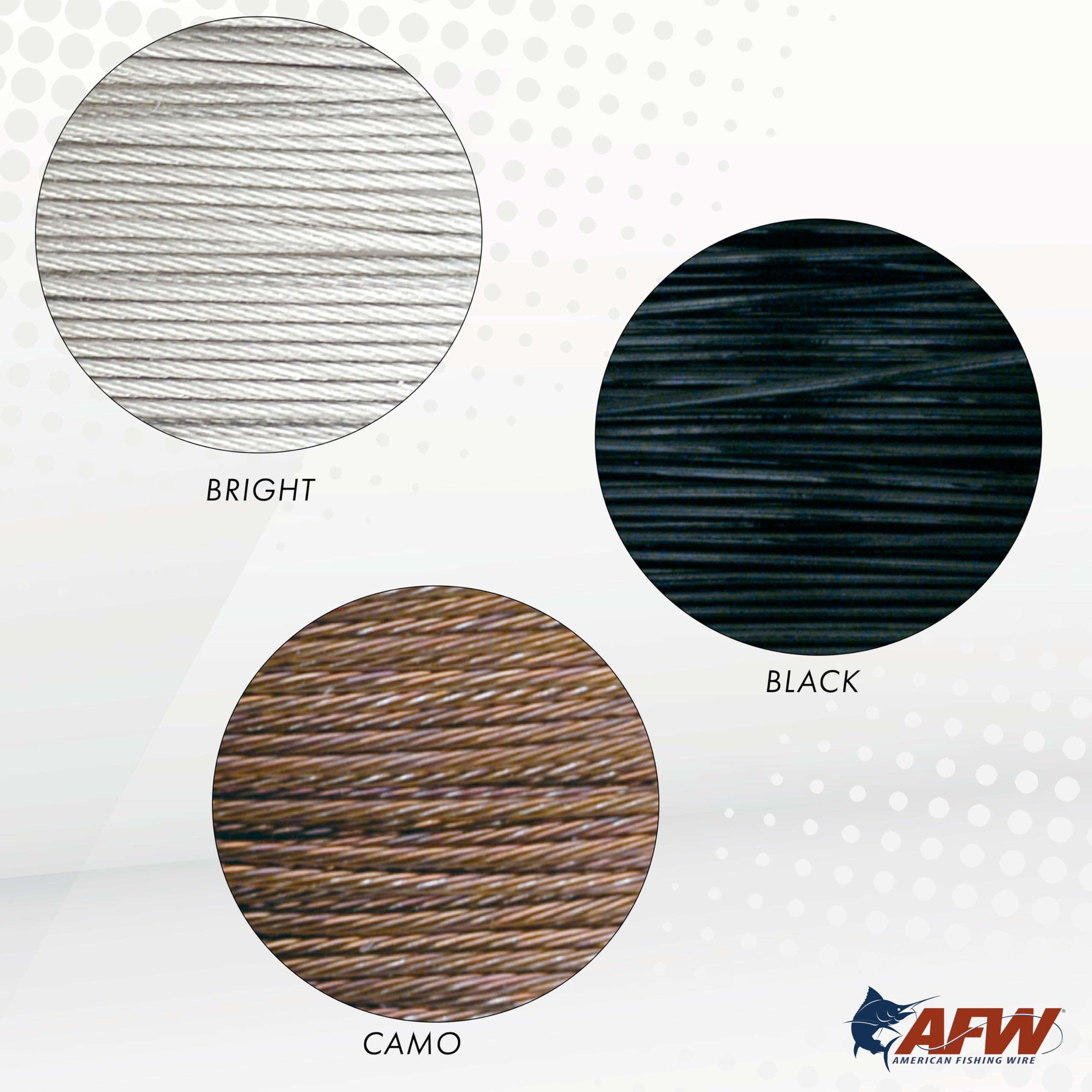 American Fishing Wire Surflon, Nylon Coated 1X7 Stainless Steel Leader Wire, 20 Lb Test, .024 Diameter, Bright, 100 Ft