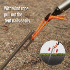 Tito Titanium Tent Pegs Stakes Lightweight Snowfield Grassland Heavy Duty Tent Nails For Outdoor Camping Hiking And Plant Suppor