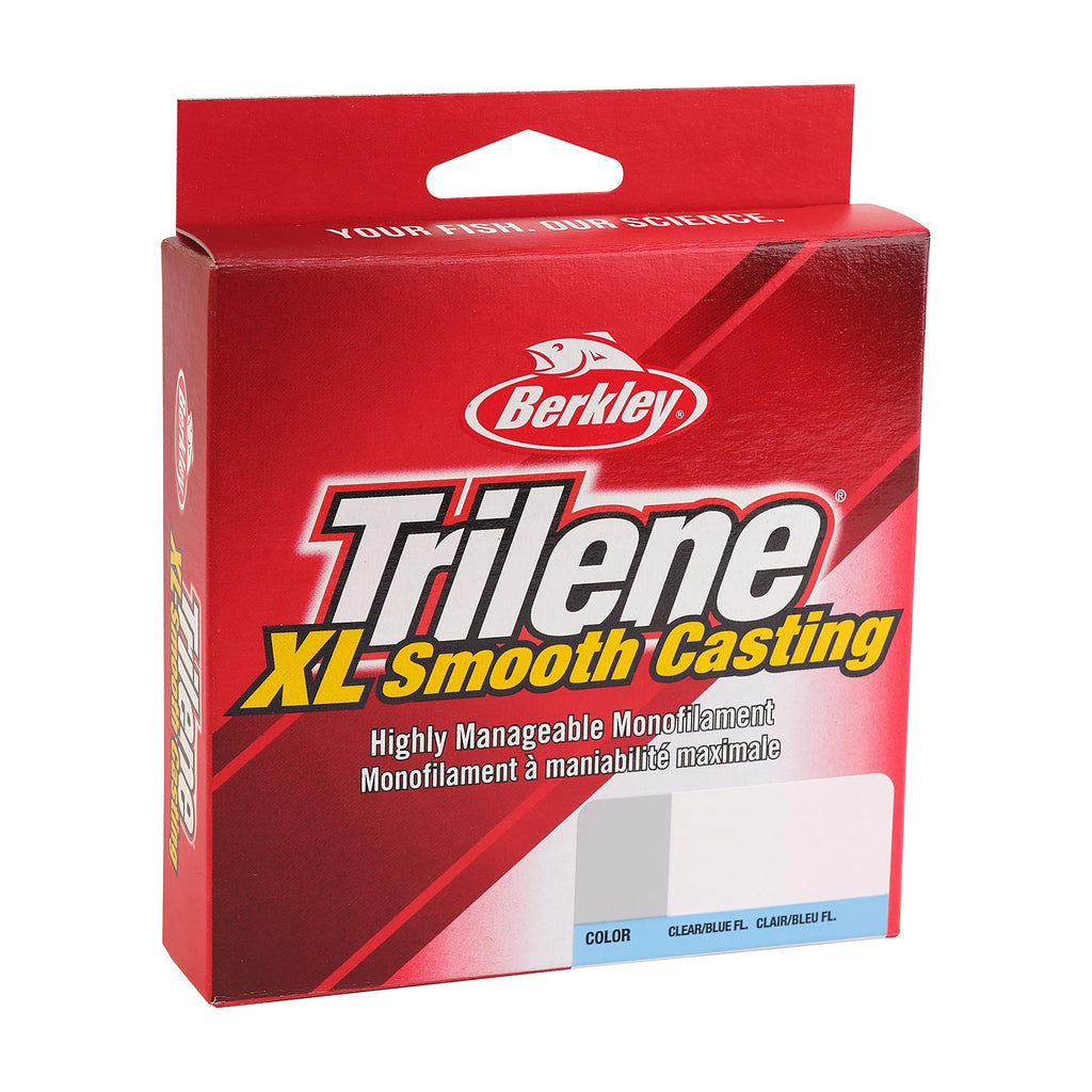 Berkley Trilene Xl, Fluorescent Clear/Blue, 6Lb | 2.7Kg, 330Yd | 301M Monofilament Fishing Line, Suitable For Freshwater Environ