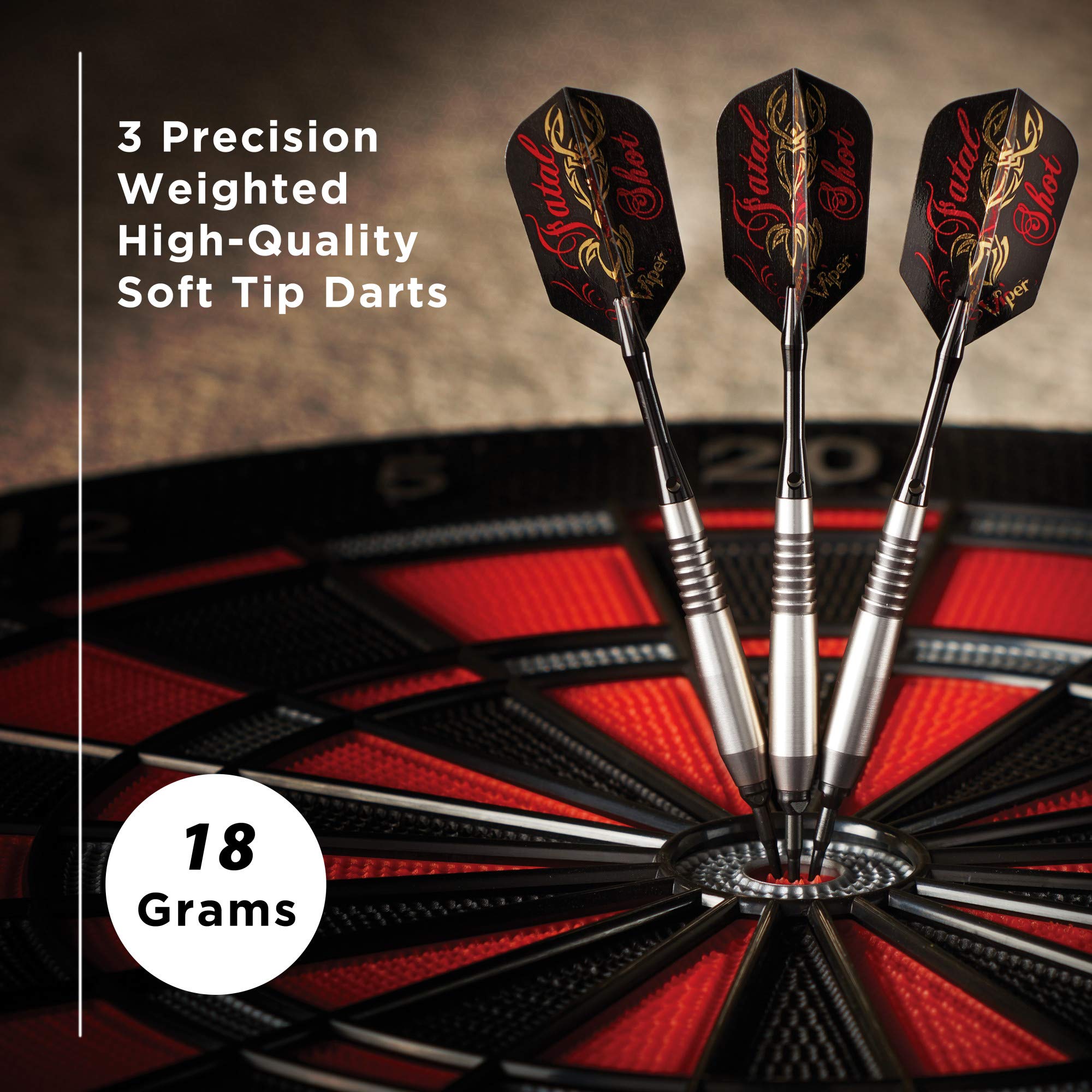 Viper Underground Soft Tip Darts: Fatal Shot, 18 Grams