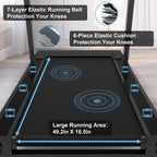 Runow Treadmills For Home With Manual Incline, Foldable Treadmill Perfect For Walking And Running, Bluetooth And Customized Prog