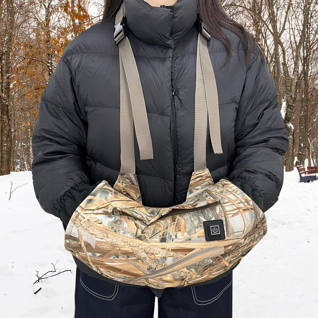 Heated Hand Muff, Electric Heating Hand Warmer Pouch, Suitable For Outdoor Hunting, Sports, Photography, Golf, Hike, Football, S