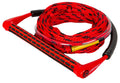 O'Brien 4 Section Poly E Wake Surf Rope Combo, Red
