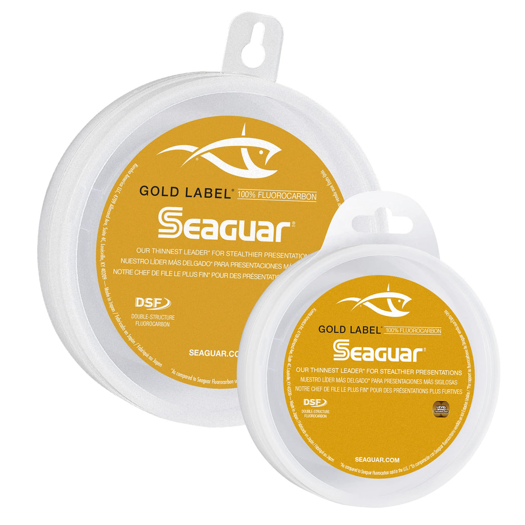 Seaguar Gold Label 100% Fluorocarbon Fishing Line Leader, 25Lbs, 25Yds Break Strength/Length - 25Gl25
