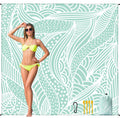 Hihoho Beach Blanket Waterproof Sandproof Beach Mat For 1-8 Adults Quick Drying Durable Outdoor Picnic Mat For Beach Festival Tr