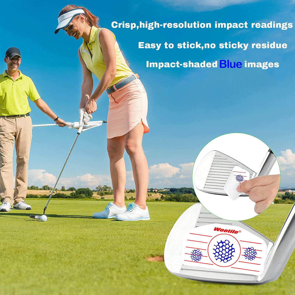Golf Driver Impact Tape Labels 180Pcs Golf Impact Stickers Golf Clubs Labels For Swing Training Irons And Woods Iron Ball Hittin