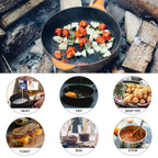 Bulin Camping Cookware Mess Kit, Nonstick Backpacking Cooking Set, Outdoor Cook Gear For Family Hiking, Picnic Lightweight Cookw