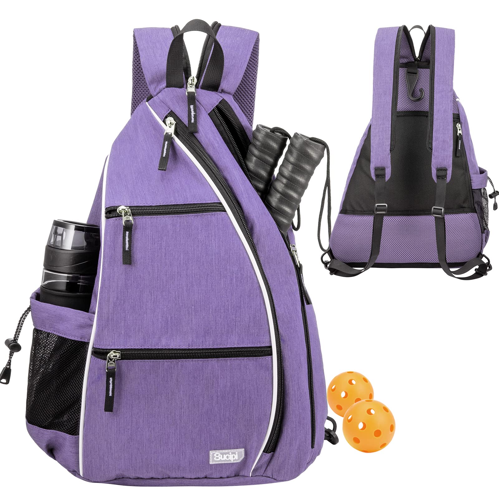 Sucipi Pickleball Bag Pickleball Backpack For Women Men Pickleball Paddle Backpack Reversible Pickleball Paddle Bag Pickleball R