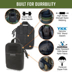 Maxpedition E.D.C. Pocket Organizer,Nylon (Black) 6x1x8