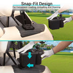 10L0L Golf Cart Ball Washer And Club Head Cleaner Kit Detachable Golf Club Head And Ball Washer Golf Cleaner For Ezgo Club Car Y