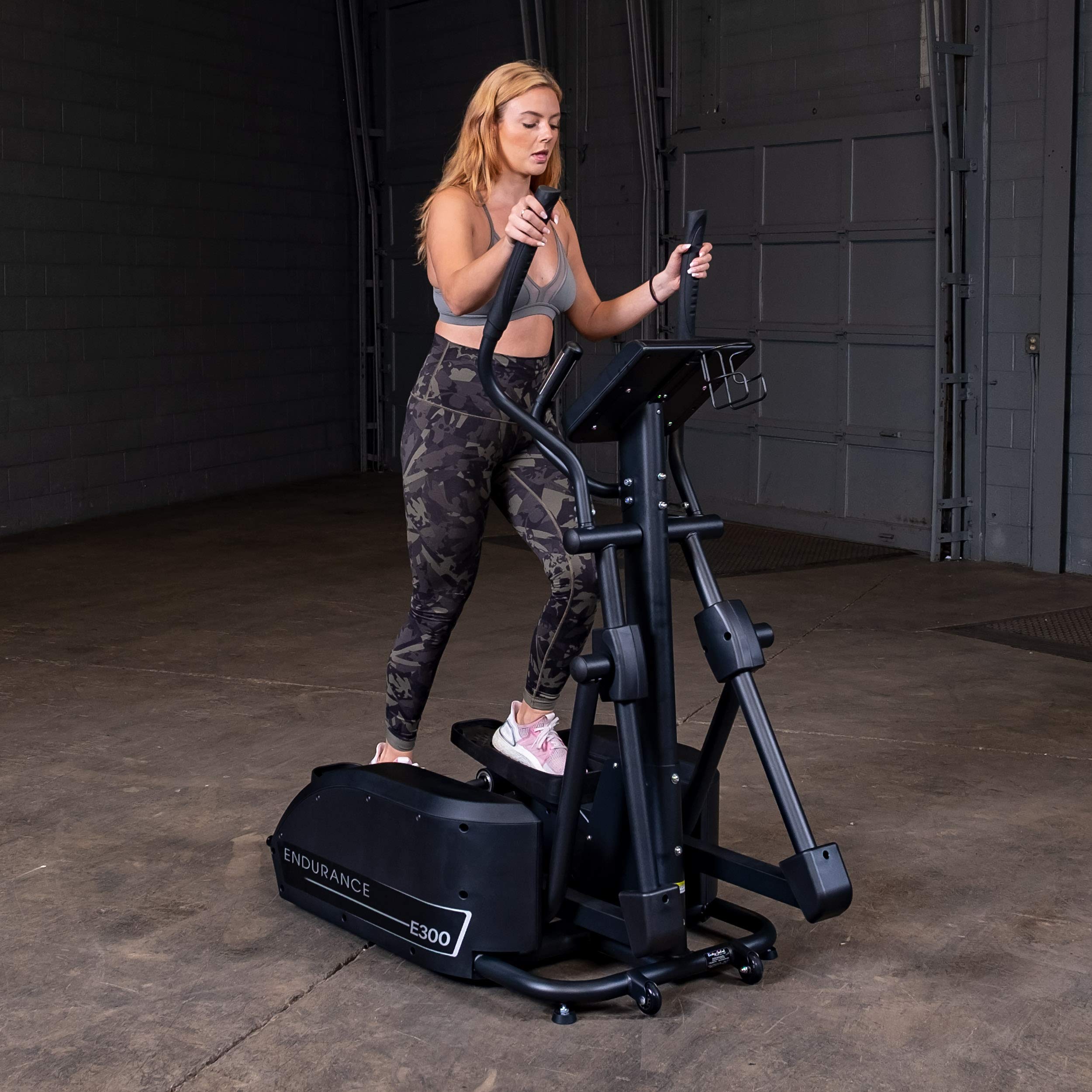 Body-Solid (E300) Elliptical Trainer Machine, Cardio Workout Crosstrainer Exercising Machines For Home & Commercial Gym With 300
