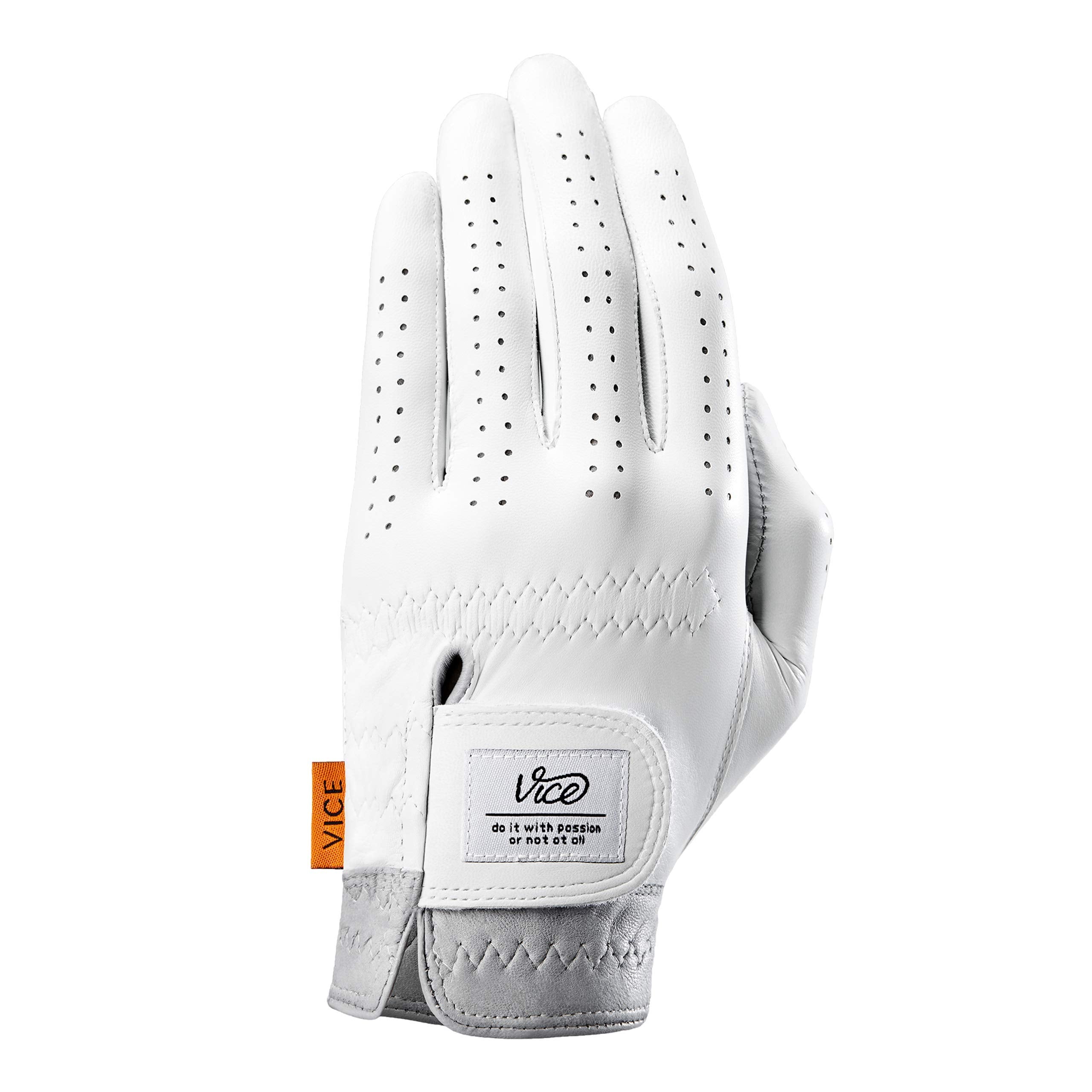 Vice Pure Golf Glove, White- Large
